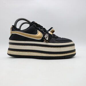 Nike Vandal 2X Black Matellic Gold Women’s US 7.5 Platform Sneakers AO2868-002